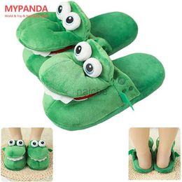 Slipper Cartoon Crocodile Cotton Slippers Move Funny Walking with Open Mouth et Dancing Charft Cought Christmas Guil Girl Girl 2448