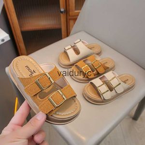 Zapatillas para niños zapatillas Haken zapatos haken sandalias de una pieza de playa suave para ropa al aire libre para hombres y mujeres de verano y mujer H240507