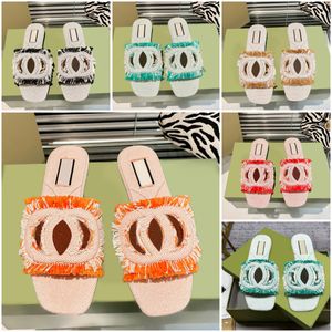 Slipper Designer Sandals Femmes Sandale Scoffs Slides Sandles Chaussures plats Sliders Casual Floral Classic Femmes extérieurs Slider avec Box Top Quality 10A