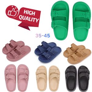 Zapatilla Diseñador diapositiva mujer hombre sandalias mullidas mula plana diapositiva beige negro verde zapatilla zapatos de habitación Onyx pura arena resina hueso sandel slider sandle