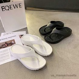 Slipper flip-flops koele slippers voor vrouwen nieuwe zomerliefhebbers outdoor mode heren dikke bodem helling hak clip voet strand slippers r230815