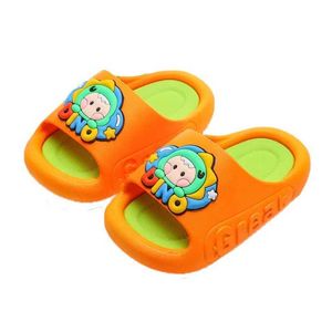 Slipper kinderen schattige slippers zomerjongens schoenen indoor niet-slip cartoon flip-flops baby kinderen bad slippers voor meisjes y240518