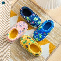 Slipper Kids Imprimé pour garçons Chaussures intérieures Baby Girl Fourn Fourniture Coton Coton Chaussure d'hiver Child House Non Slip Miaoyoutong 220928