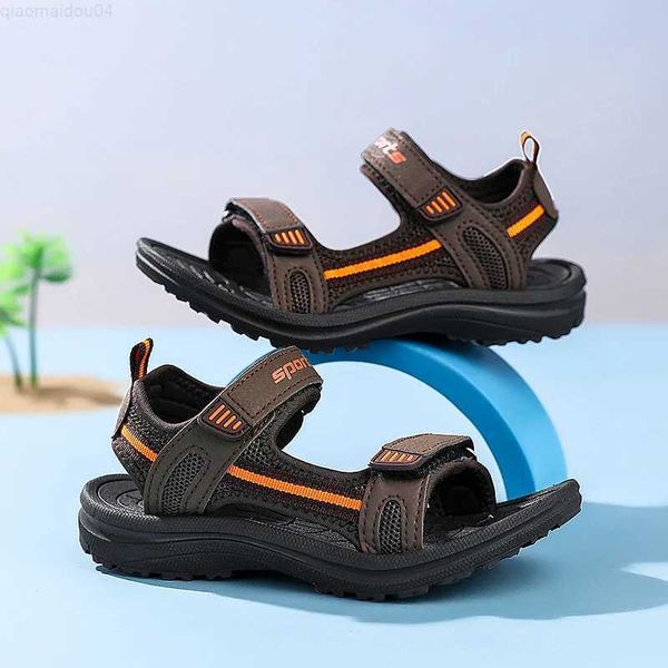 Slipper New Boys Sandals Chaussures Summer Summer Beach Children Choot Cartoon Sandal Girls Sandals Soft Baby Outdoor Beach Kids Sneakersl2404