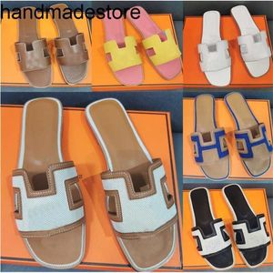 Pantoufle Orans Famille Sandales avec Pantoufles de Designer Chaussures de Plage en Cuir Décontractées pour Dames Jelly 35-42 Tailles