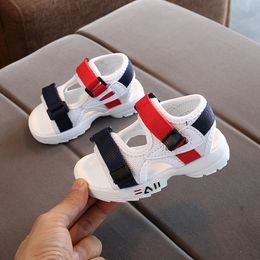 Slipper sandaal Anak Anak Baru Musim Panas Sepatu Balita Bayi Perempuan Pantai Bawah Lembut Non Slip Olahraga Anak Laki Laki Santai 21 30 230510