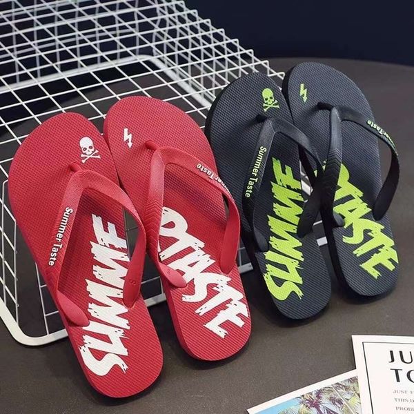 Slipper Slide All Sports Fashion Men Red Red Casual Beach Shoes Hotel Flip Flops Summer Discount Prix Outdoor Homme Slippers932126 S S932126