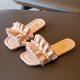 Slipper Soft Bottom Summer Girls Princess Non-Slip Children's Beach Kids Shoes For Girl MT-CS Slippers 0203