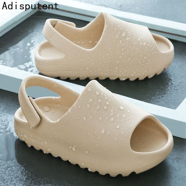 Pantoufle été pour enfants sandales bébé enfant en bas âge mode garçons filles chaussures plage diapositives os résine enfants léger eau 230522