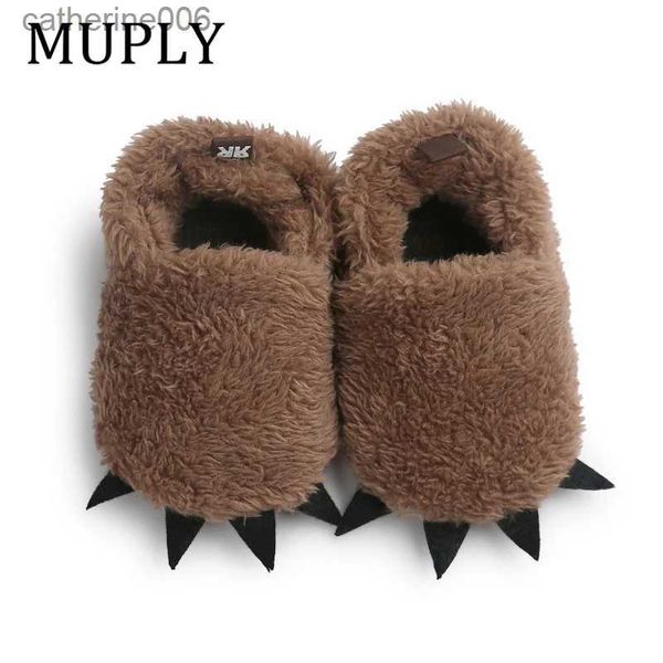 Pantoufle Super garder au chaud pantoufles pour nouveau-né MUPLY hiver bébé garçons filles berceau chaussures premiers marcheurs bébé vêtements pour 0-18ML231115