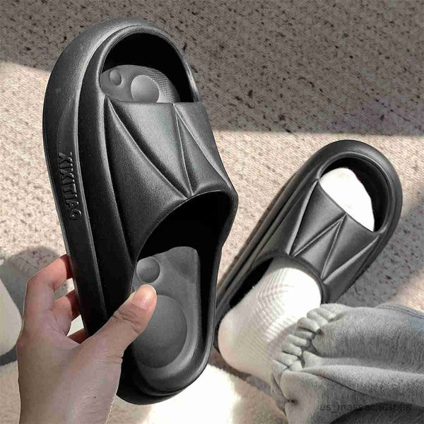 Slipper Femmes Summer Home Slipers Sandales Sandales Indoor Salle de bain Anti-slip épaisse plate-forme ménagère de maison Flip Flip Light Beach Shoes R230816