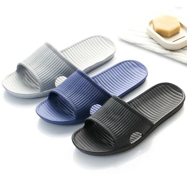 Slippers 0737 Zomer Mannen Indoor Vloer Platte Schoenen Eva Slippers Man Vrouw antislip Badkamer Thuis Zapatillas De H