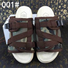 Slippers 2020 Nieuwe Visvim Slippers Men Women Lovers Fashion Shoes Slippers Beach Hip-Hop Street Sandals Beste Outdoor Slippers J230525