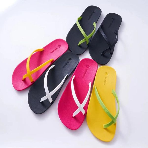 Slippers 2024 Style Dames Anti-slip Rubber Tailand Fashion Women Flip-Flop Girl Eva Outdoor Beach Shw154