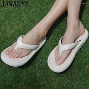 Slippers 2024 Summer Beach Flip Flops Femme Blanc Blanc Blanc Casual Flat Walk Walk Ladies Mules Chaussures Mujer