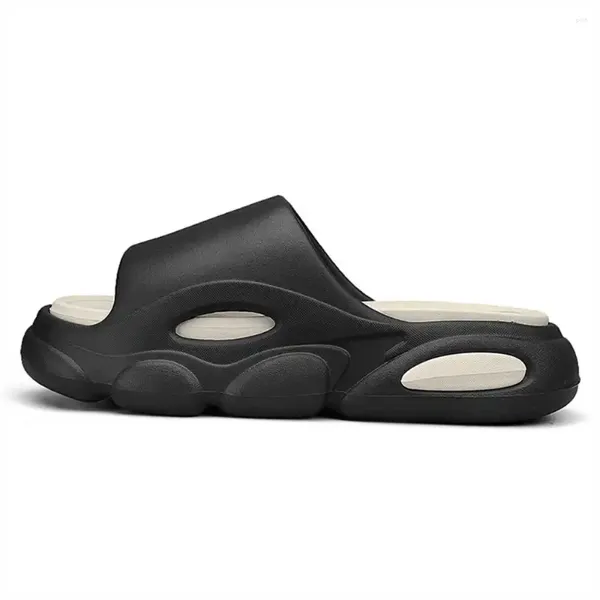 Pantoufles ablution oversize de grandes tongs masculins chaussures sandales hommes baskets jaunes sportives type super vente