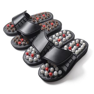 Slippers Acupunt Massage Sandaal Voor Mannen Voeten Chinese Acupressuur Therapie Roterende Voet Massager Schoenen Unisex