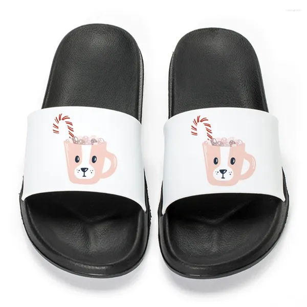 Zapatillas estampados de animales para mujeres zapatillas unisex caricatura pvc toboganes para exteriores de piscina de interior suave y gruesa para interiores personalizables