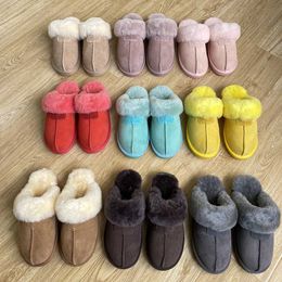 Slippers aobreugg Officiële website Nieuwe wollen slippers Fur Home Slippers dragen wolschoenen x230519