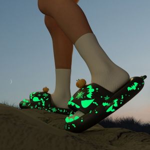 Chaussons Arrivée Requin Lumineux De Noël Cadeau Créatif Dessin Animé Mignon Couple Doux Diapositives Drôle Maison Chaussures Pour Adultes 230511