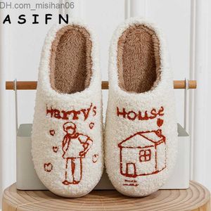 Slippers ASIFN Harry's House Style Househouses Leuke Slider Harry Styles voor dames Pluizig en comfortabel Comfortabel huisbont Pad Slider voor meisjes Z230719