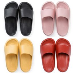 Pantoufles femmes noires jaunes 2022 sandales blanches rouges glissades pantoufle femme douce maison confortable hôtel plage chaussures taille 35-40662 s