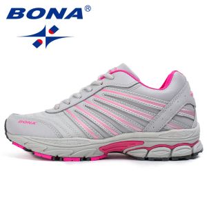 Pantoufles Bona Nouveau style de base pour femmes chaussures de course à lacets Chaussures de sport