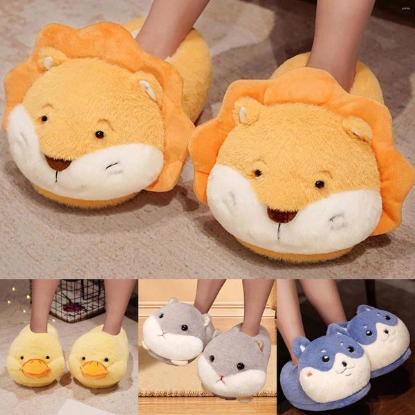 Slippers Casual Cartoon H Flat Women's Home Clashing Color Fashion Fashion Femmes Taille 6