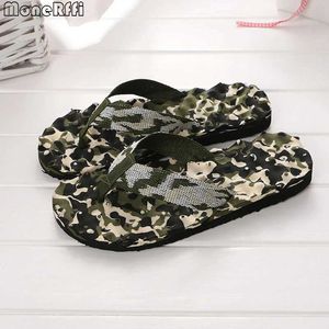 Slippels Casual Men Flip Flops 2023 Summer Beach Sandalen Niet-slip platte dia's voor binnen huisschoenen mannelijke slipper017 H240322