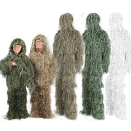Slippers Enfants Enfants Chasse Vêtements 3D Bionic Ghillie costumes Yowie Sniper Camouflage Camouflage