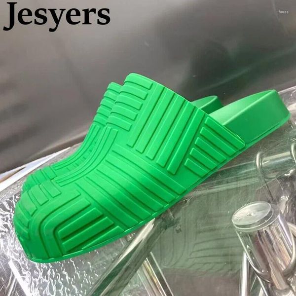 Zapatillas cerradas de goma de goma de goma de goma de la casa, sandalias de playa antideslizanes zapatillas de vacaciones de verano, mocasines unisex 2024