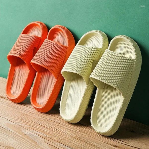 Slippers COMEMORE Summer Flip Flops Woman 2024 Platform Sandal Espadrilles Eva Home Femmes Softs Foot Bottom House Sandales