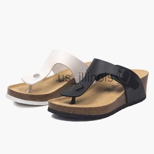 Slippers Cosmagic Mode Zomer Vrouwen Wedge Kurk Slippers Slipper 2022 Nieuwe Strand Buiten Antislip Trifle Platform Med Hak slide Schoen J230613