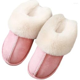 Zapatillas de algodón para mujer otoño e invierno hogar felpa pareja cálido confinamiento antideslizante al por mayor