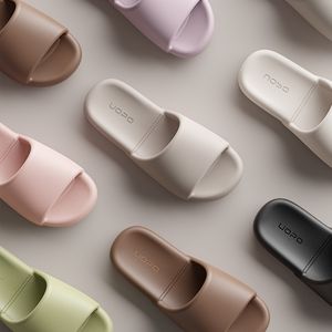 Slippers Cross Border Eva pour une utilisation à domicile, maison pour femmes, salle de bain, salle de bain, anti-glissement, vêtements d'été, pantoufles cool à l'extérieur, pieds pour hommes