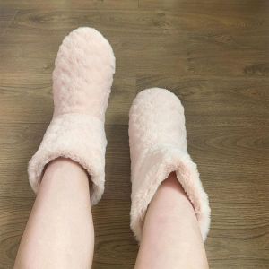 Pantoufles bottes mignonnes maison pantoufle femme enfants hiver coeur chaleureux amour conton saignement saliss