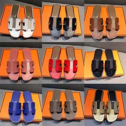 Slippers Designer Lederen Sportschoenen Geit Huid Slipper Man Half Slipper Shoe Sneaker House Rijke kleuren en stijlen voor u om te kiezen op Will