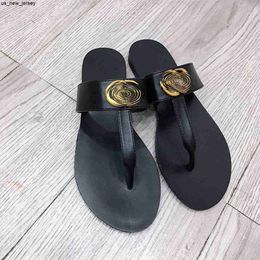 Pantoufles Designer Pantoufles double G string Flip Flop Marque femmes Diapositives Nouvelles sandales Hommes Femmes Chaussures Été Plage Intérieur Extérieur Diapositive Plat Classique Slid J230525