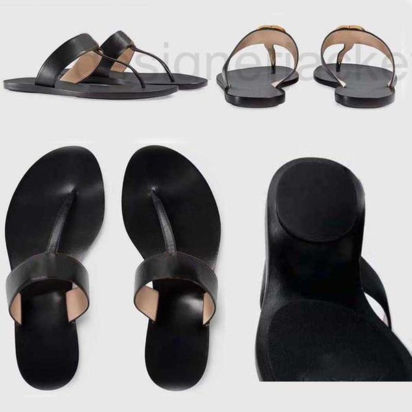 Pantoufles Designer Femme Sandales Tongs pour femmes Haute Qualité Élégant Mode Classiques Sandale Chaussures Plates Slide Eu 35-42 0UM5