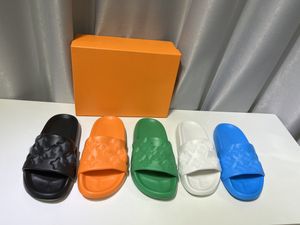 Slippers Designer Dames Mans Slide Strand Prijs Leer Zwembad Marshmallow Originele stofzak