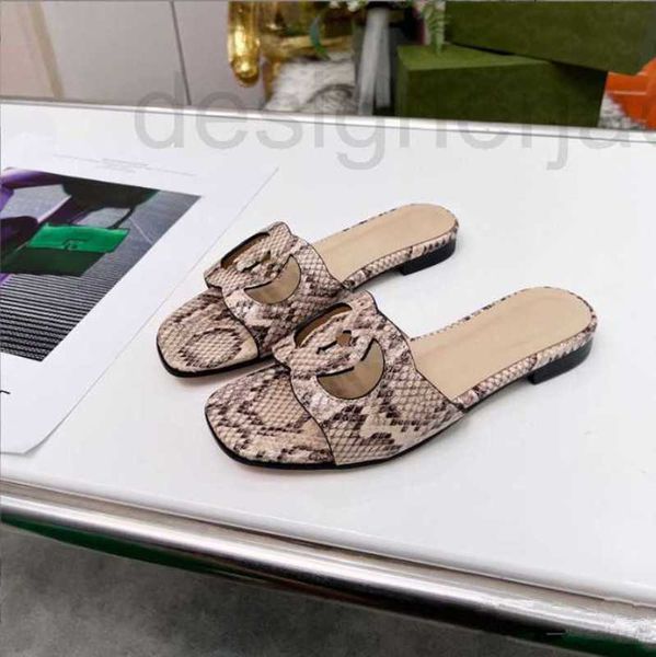 Zapatillas de diseñador para mujer Sandalias recortadas entrelazadas Zapatos Chanclas de dama Resbalón en la playa Tobogán Plano Casual Caminar Descuento Calzado EUR 35-44 5EPD