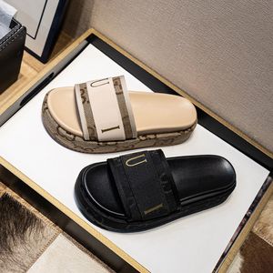 Slippers Designer Women Sandals G Slides Plateforme de luxe Talons Fashion Broidered Slide Sumdal Beach Journey Walk Flip Flop