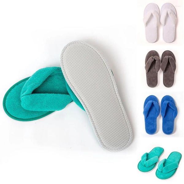 Zapatillas Zapatos desechables 1 pares Hombres Mujeres Flip-Flops El Soft para viajes en casa Hospitalidad interior