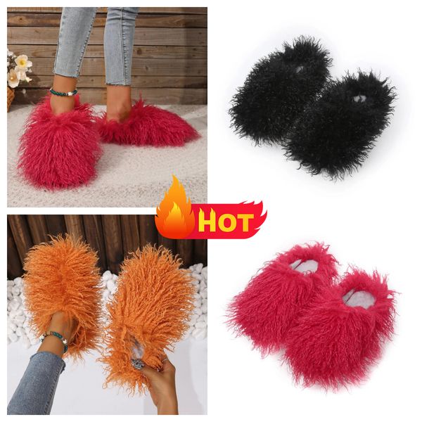 Slippers Externes Wear Gai Soft Bottom Home Home's Women's Wholesale Popular Half Pack Slippers BigSize Fours Women Slippers Winter Sweet Funny Maoma Style Trend 2024