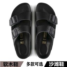 Slippels Factory Designer Birkinstocks Beach Slippers Boken schoenen Boken schoenen heren en dames sandalen Arizona Slippers Eva Rubber Bodem