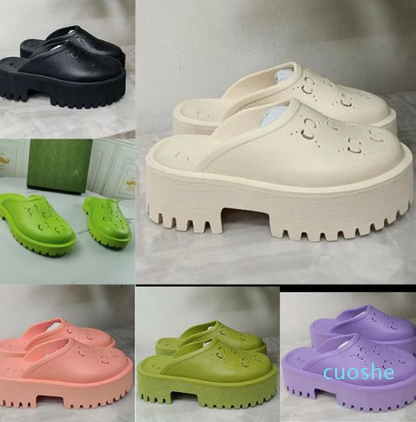 zapatillas zapatos casuales de moda patrón hueco de lujo material transparente sandalias zapatos planos de goma