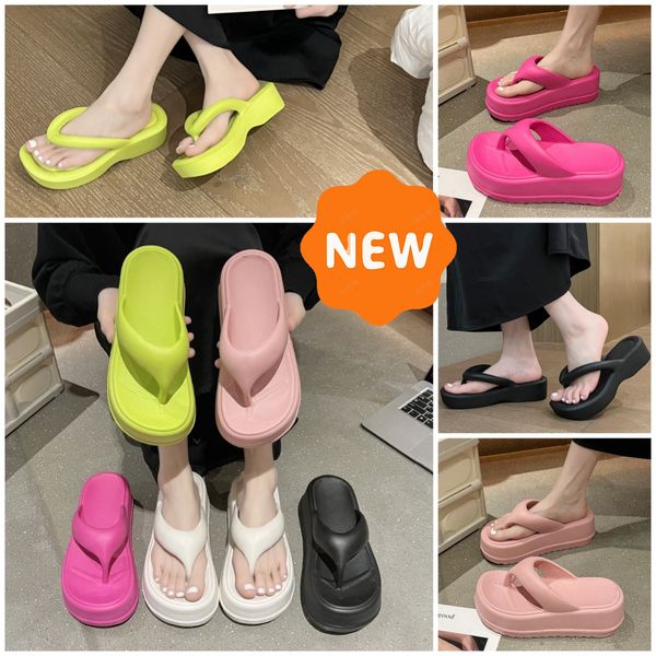 Zapatillas Diseñador de moda Diapositivas Sandalias Tendencia Mujer Espuma Goma Jelly Sandalias Piscina Flip Flops Sliders Mocasines 36-41 Soft Comfort Black White Room Beach