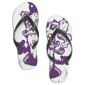 Zapatillas de piel de moda para mujer, patrones y colores personalizados para habitaciones de hotel de playa, zapatillas informales para mujer Q22