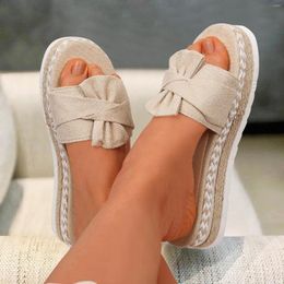 Slippers Fashion Roman Style Splipper Choques pour femmes mignonnes chaussures de femmes Summer Flat Bottom Not Slip