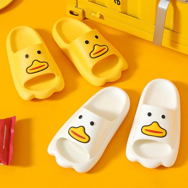 Slippers Fashion Soft Sole Plateforme Femmes Eva Home Open Toe Flip Flops Belk Sandals Sandals Duck Shape Cartoon 2022Slippers